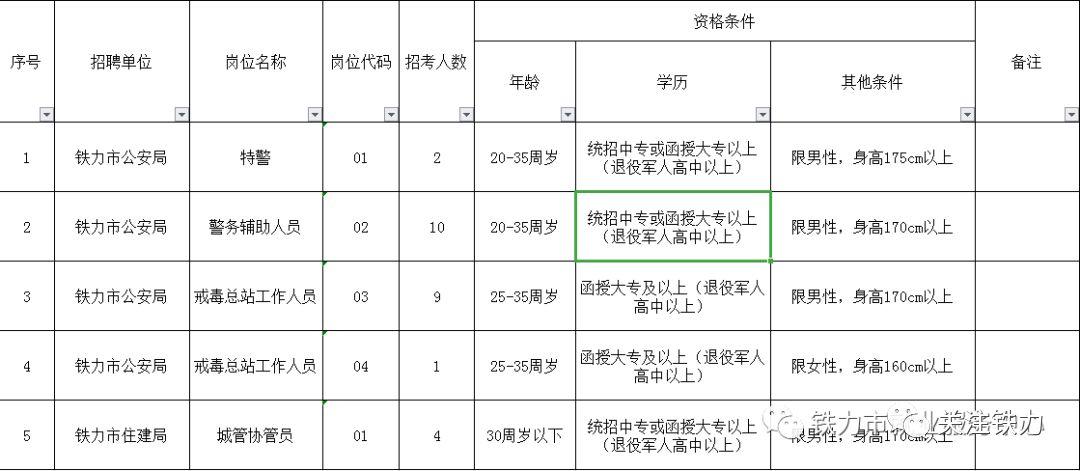 铁力市人民政府办公室最新招聘信息